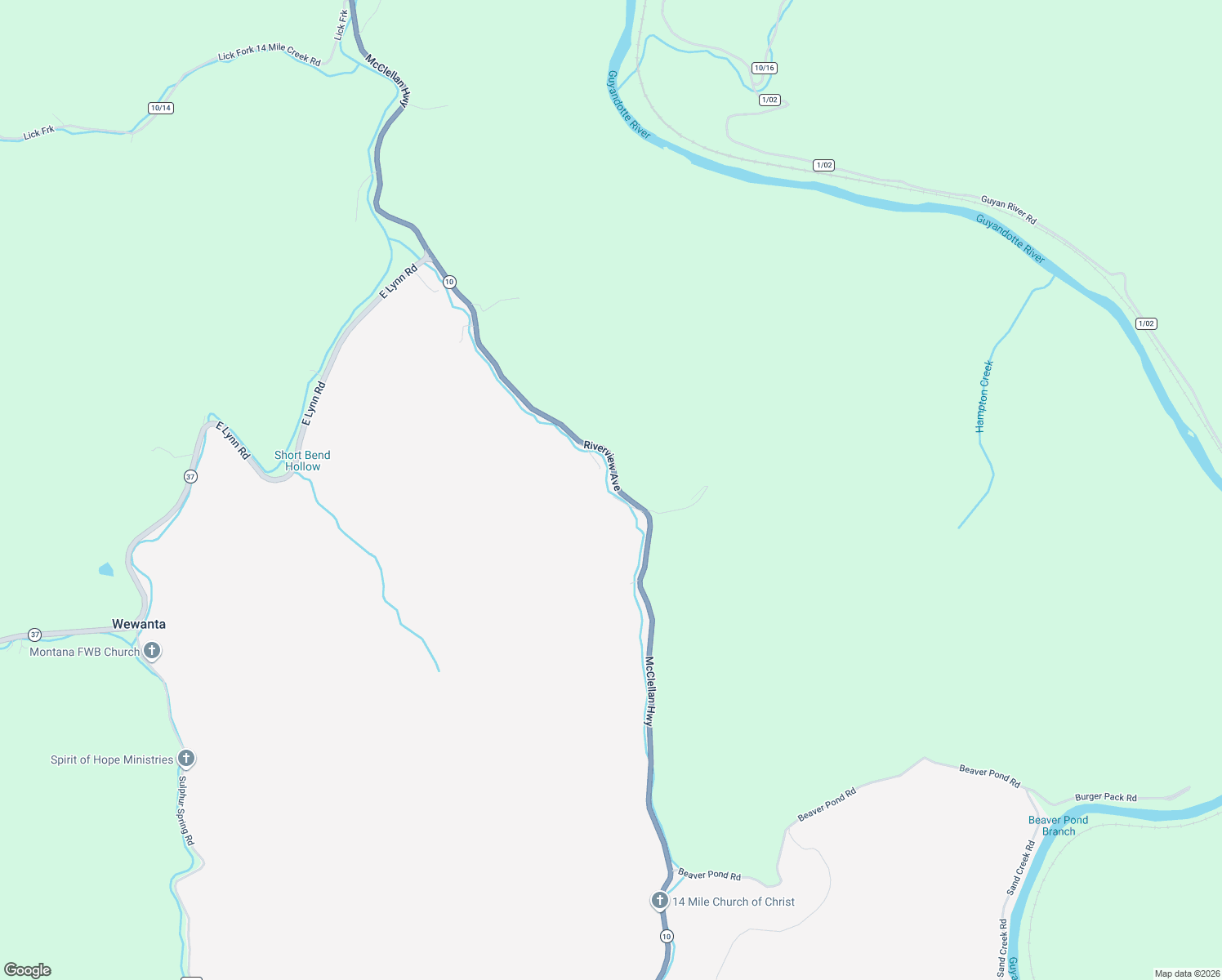 map of restaurants, bars, coffee shops, grocery stores, and more near 2485 McClellan Highway in Ranger