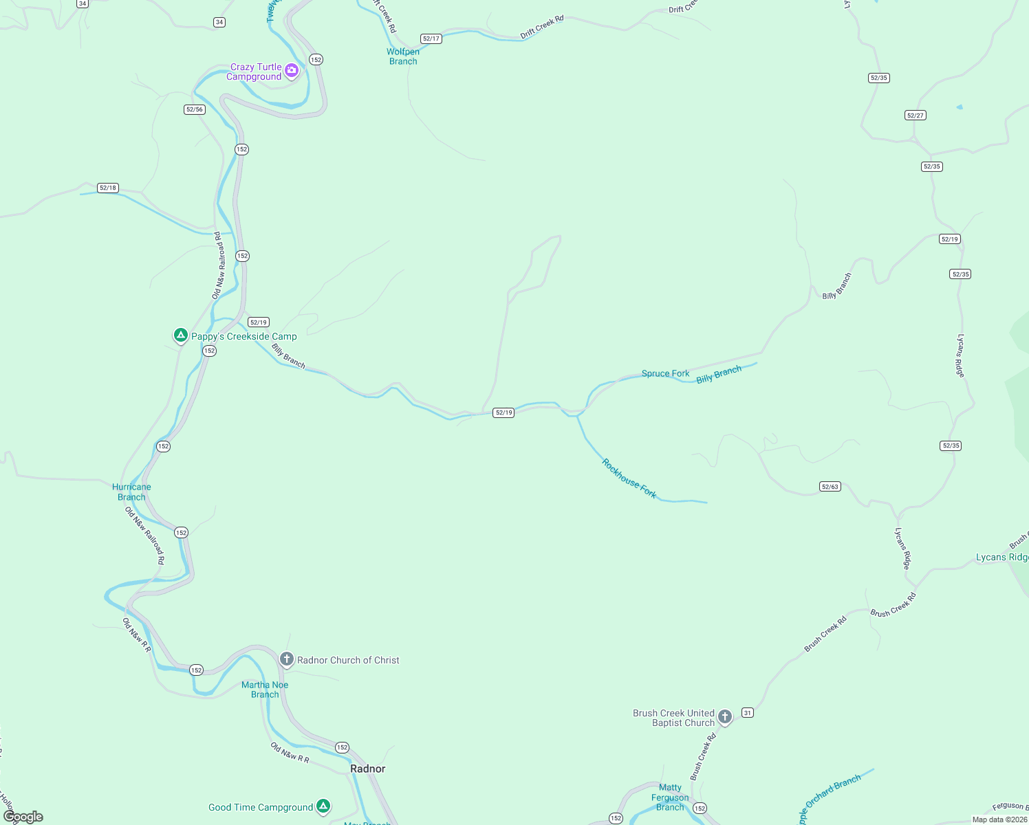 map of restaurants, bars, coffee shops, grocery stores, and more near 1073 County Highway 52/19 in Genoa