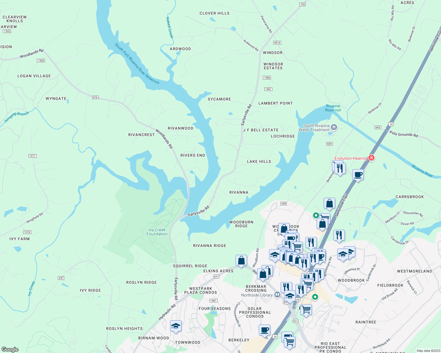 2150 Earlysville Road, Earlysville VA Walk Score