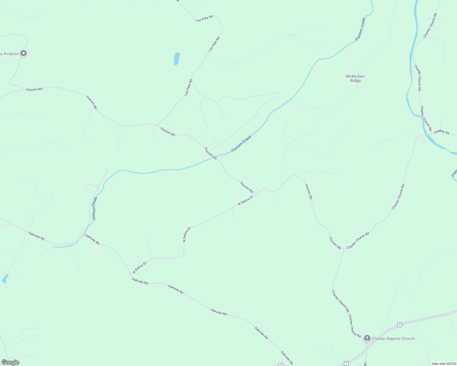 map of restaurants, bars, coffee shops, grocery stores, and more near 2728 Flucom Road in De Soto