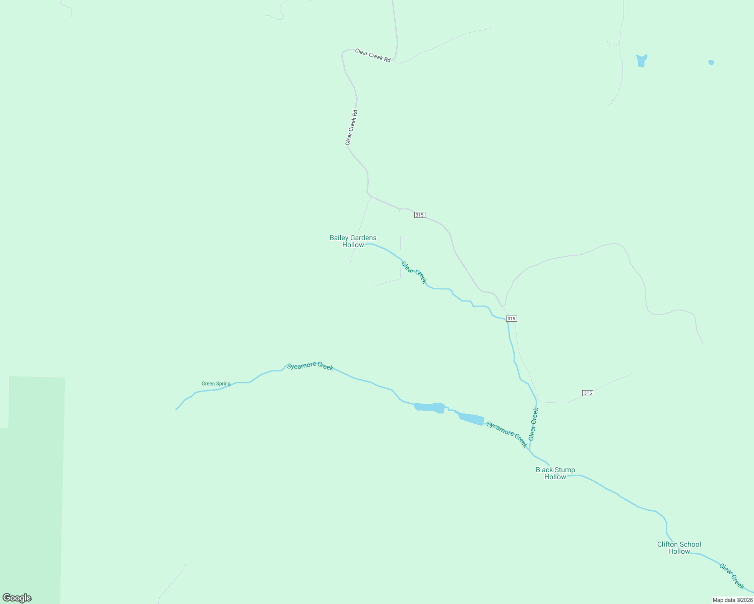 map of restaurants, bars, coffee shops, grocery stores, and more near 12936 Clear Creek Road in Richwoods