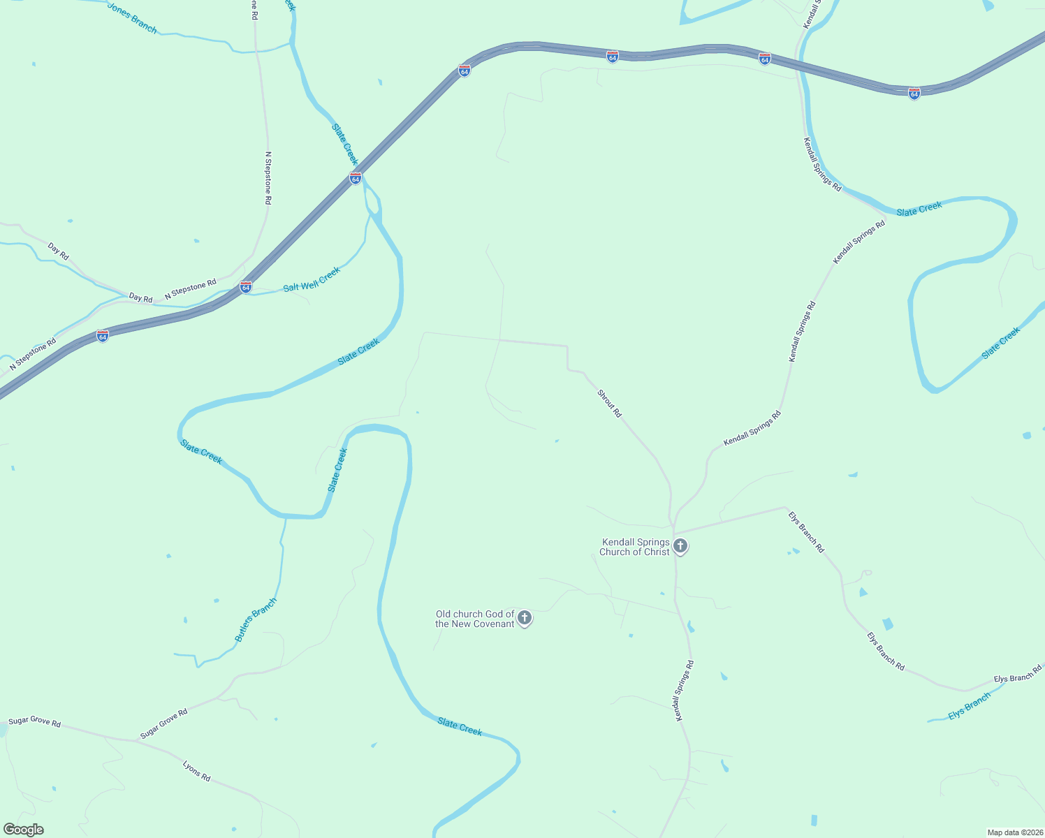map of restaurants, bars, coffee shops, grocery stores, and more near 983 Shrout Road in Owingsville