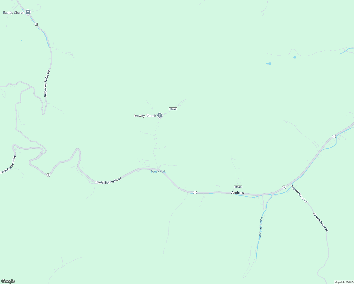 map of restaurants, bars, coffee shops, grocery stores, and more near Knight Lane in Peytona