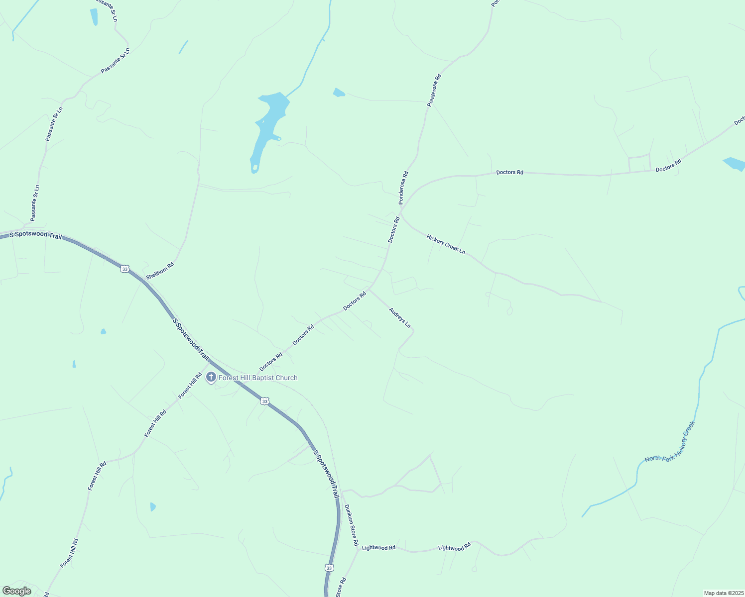 map of restaurants, bars, coffee shops, grocery stores, and more near 710 Doctors Rd in Louisa