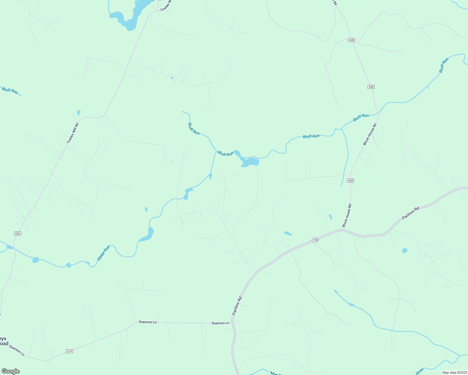 map of restaurants, bars, coffee shops, grocery stores, and more near 5807 Poplar Creek Ln in Partlow