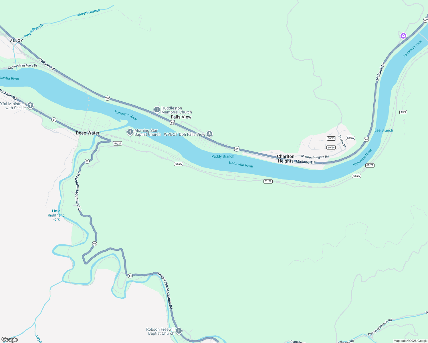 map of restaurants, bars, coffee shops, grocery stores, and more near 857 Boonesborough Road in Deep Water