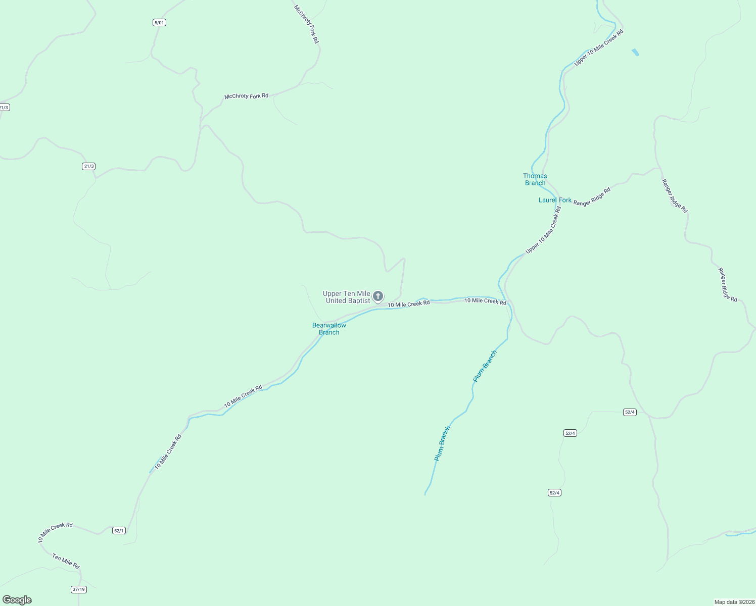 map of restaurants, bars, coffee shops, grocery stores, and more near 1270 10 Mile Road in Branchland