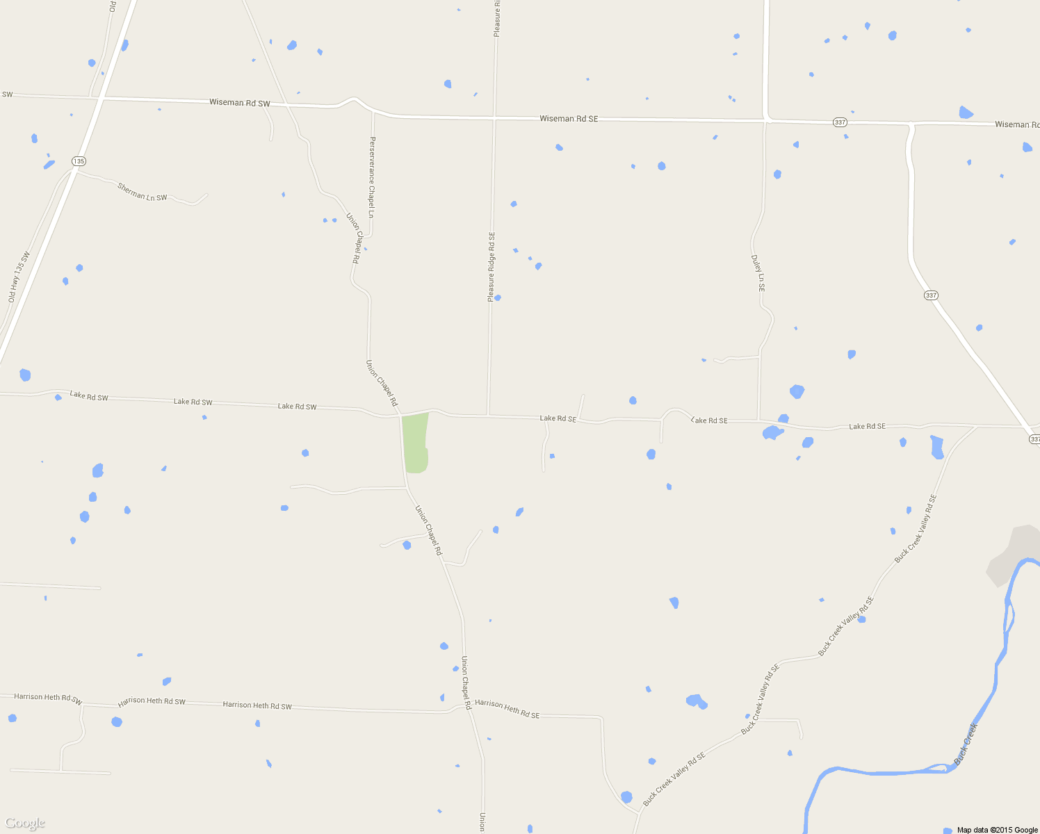map of restaurants, bars, coffee shops, grocery stores, and more near 410 Lake Road Southeast in Corydon