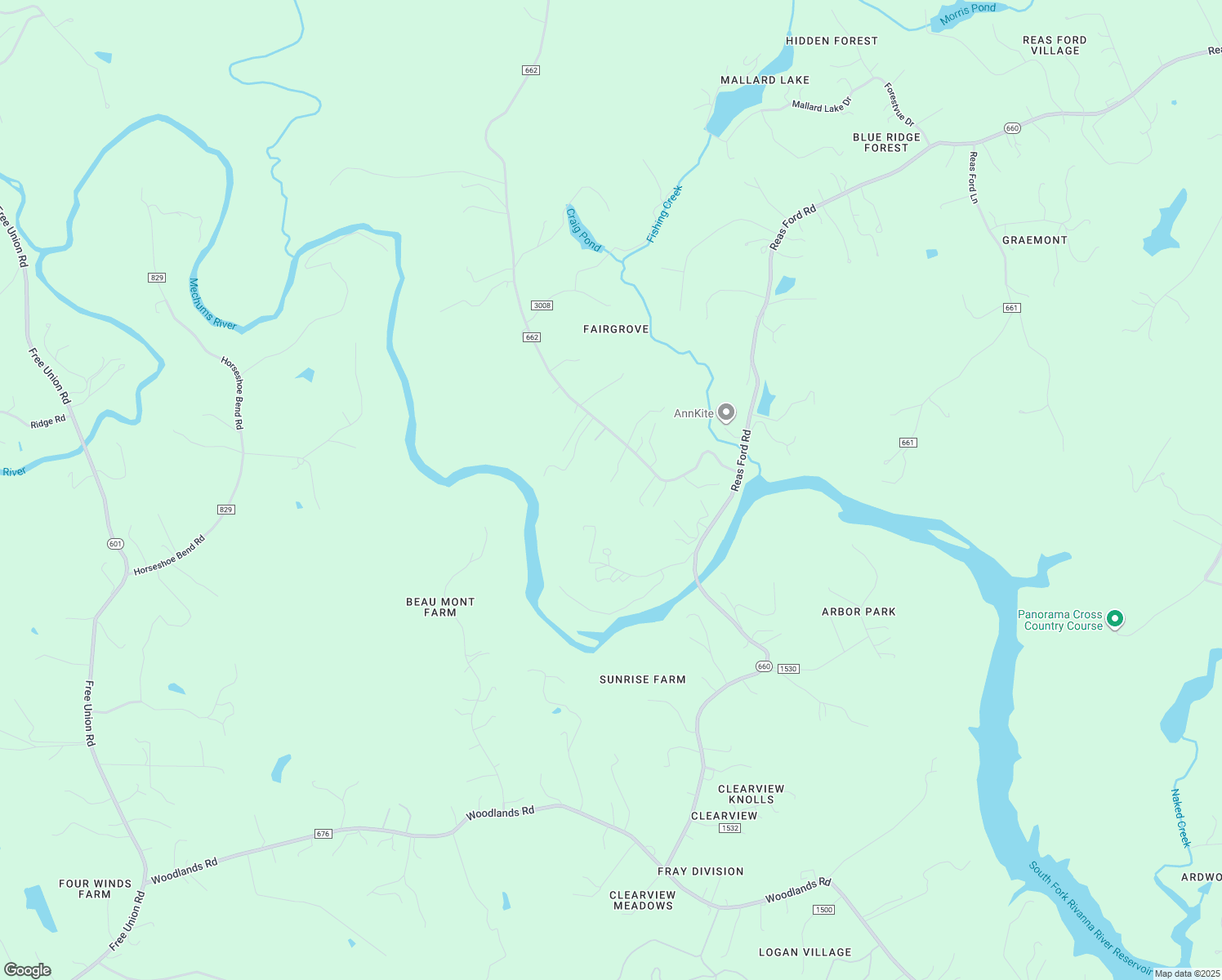 map of restaurants, bars, coffee shops, grocery stores, and more near 544 Sunset View Lane in Earlysville