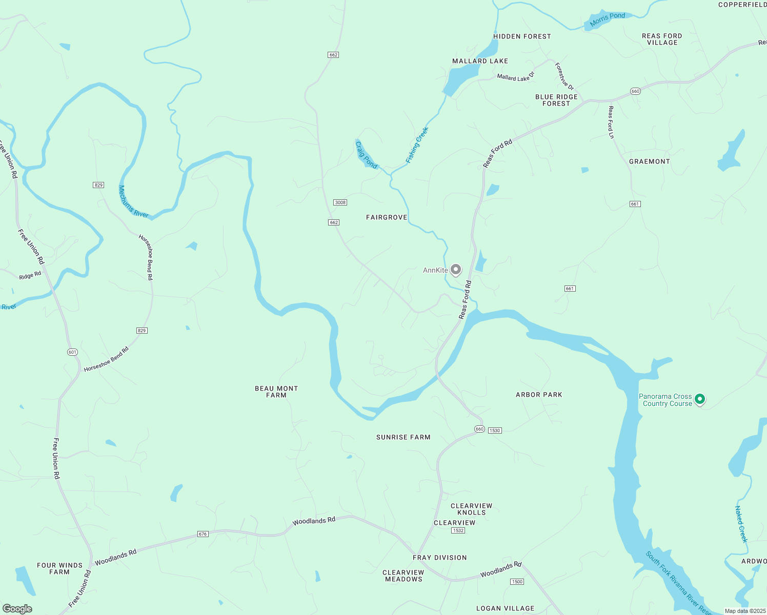 map of restaurants, bars, coffee shops, grocery stores, and more near 544 Sunset View Lane in Earlysville