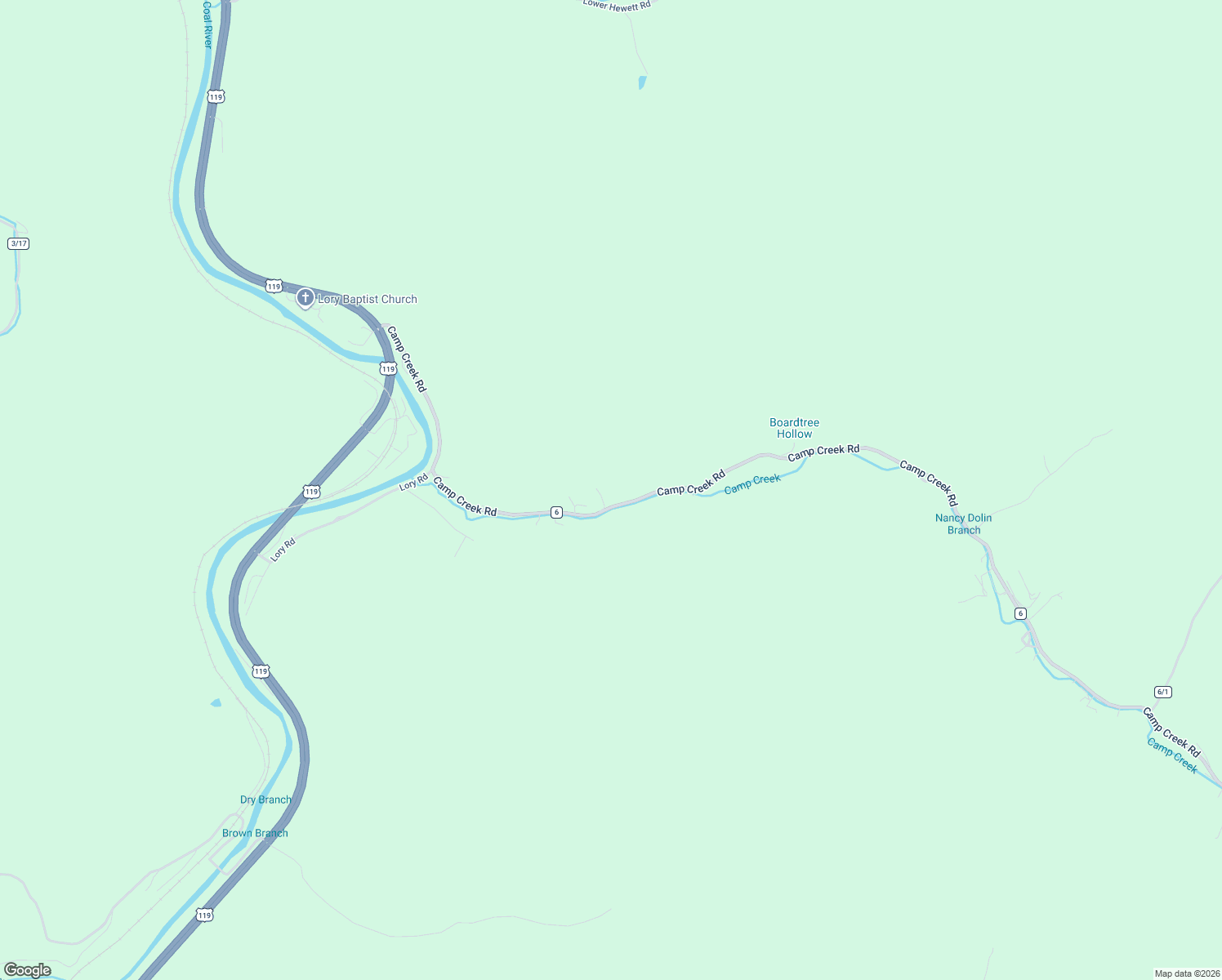 map of restaurants, bars, coffee shops, grocery stores, and more near 901-1299 Camp Creek Road in Ridgeview