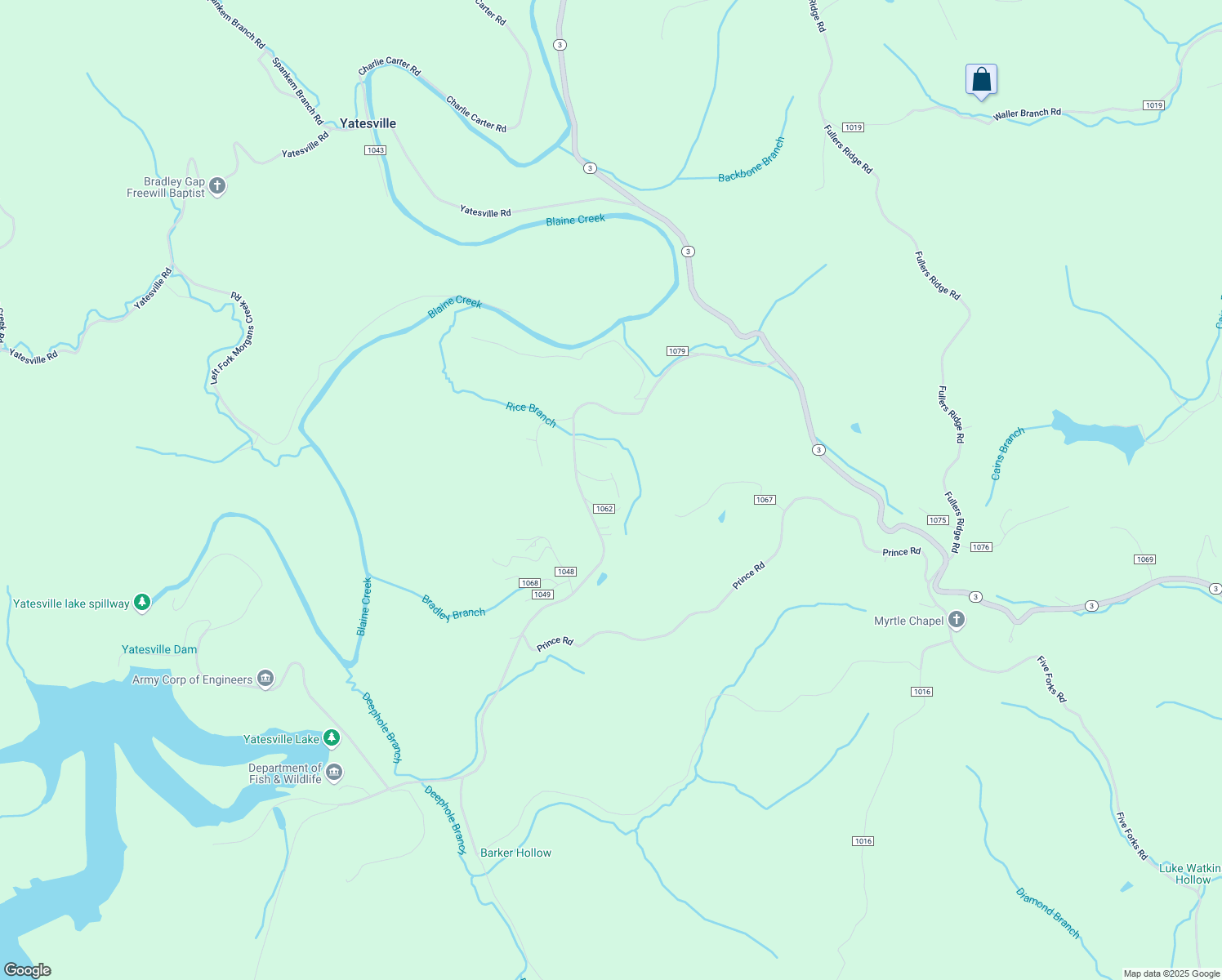 map of restaurants, bars, coffee shops, grocery stores, and more near 609 State Highway 1185 in Louisa