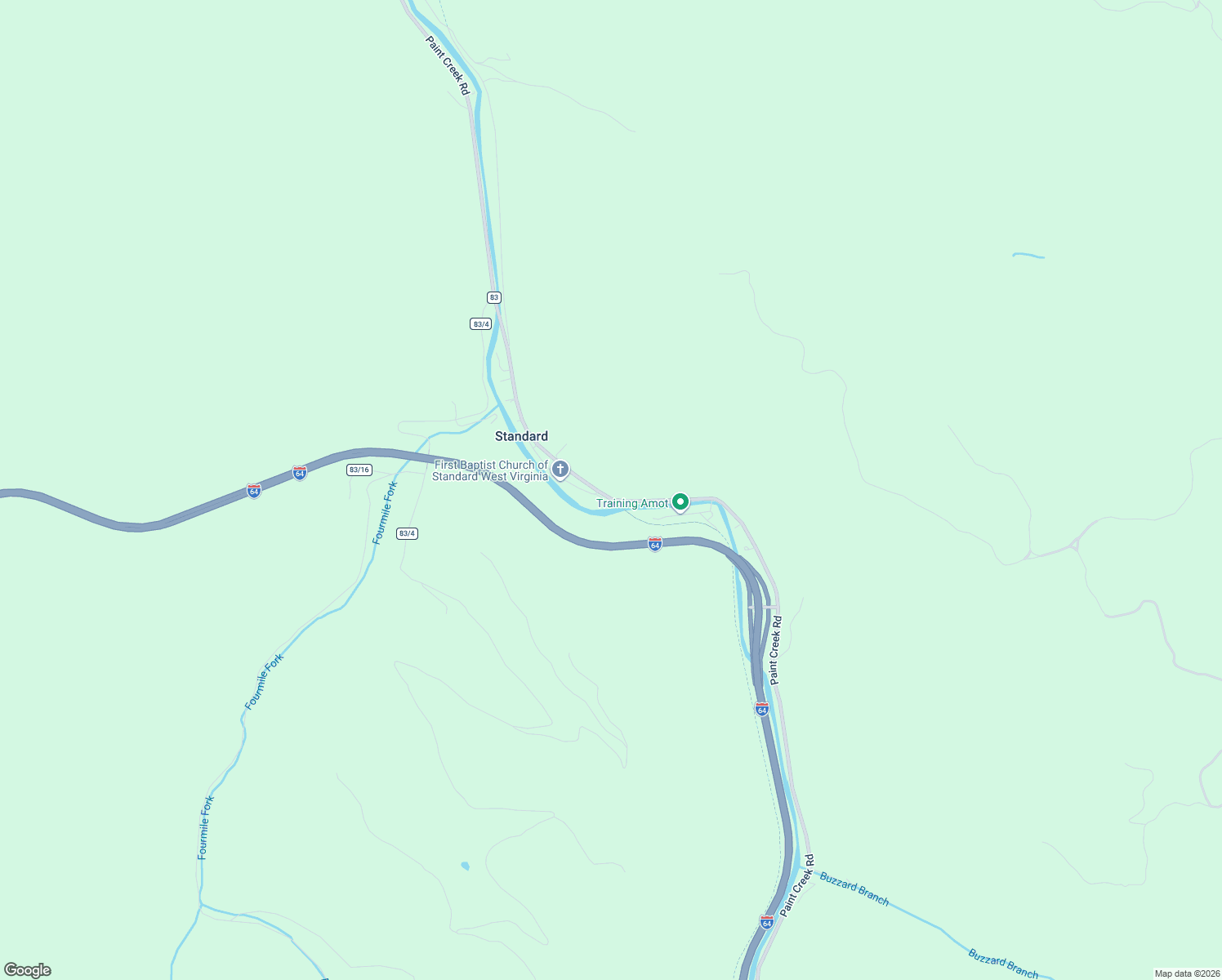 map of restaurants, bars, coffee shops, grocery stores, and more near 5477 Church Street in Gallagher