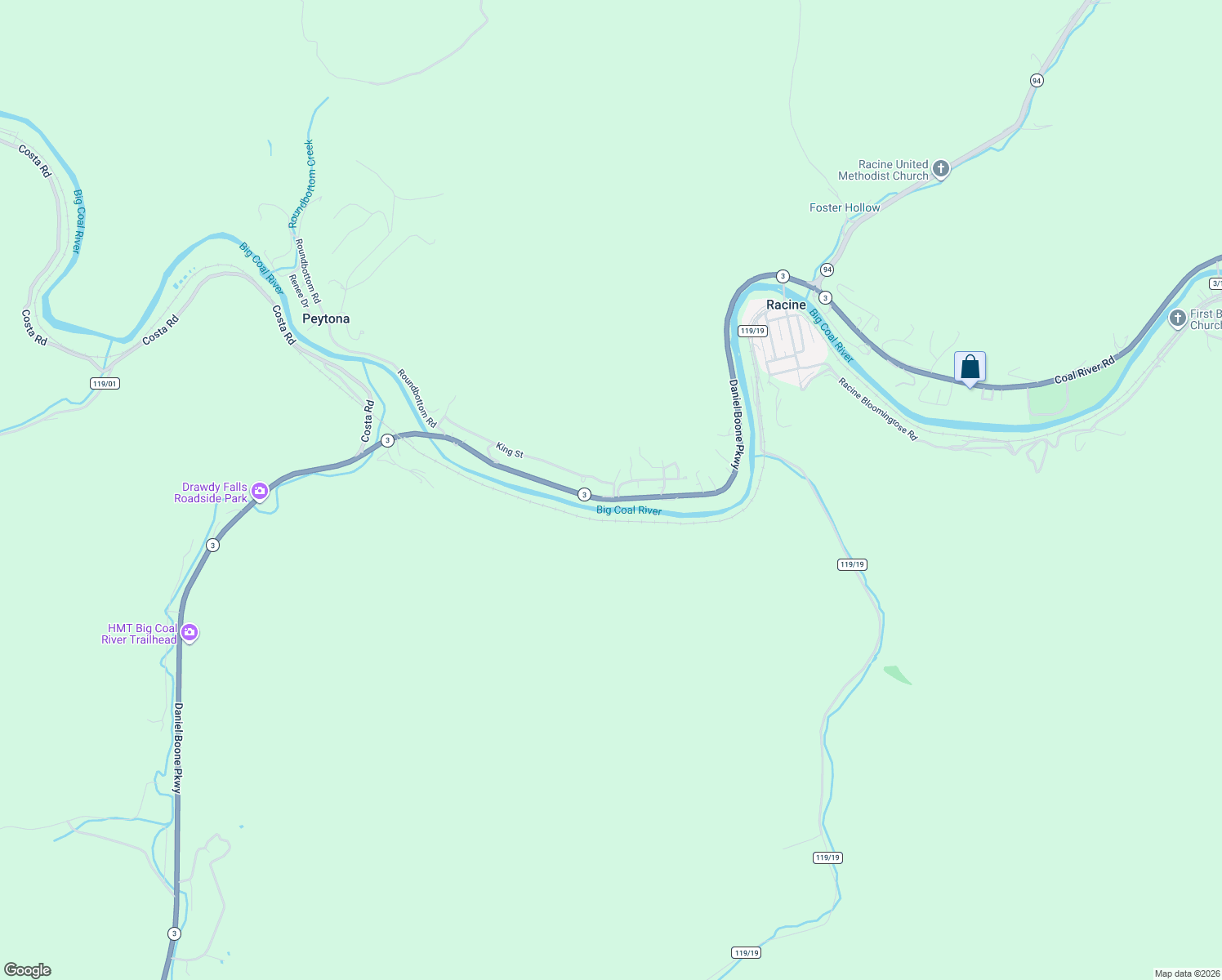 map of restaurants, bars, coffee shops, grocery stores, and more near 152 Russell Avenue in Racine
