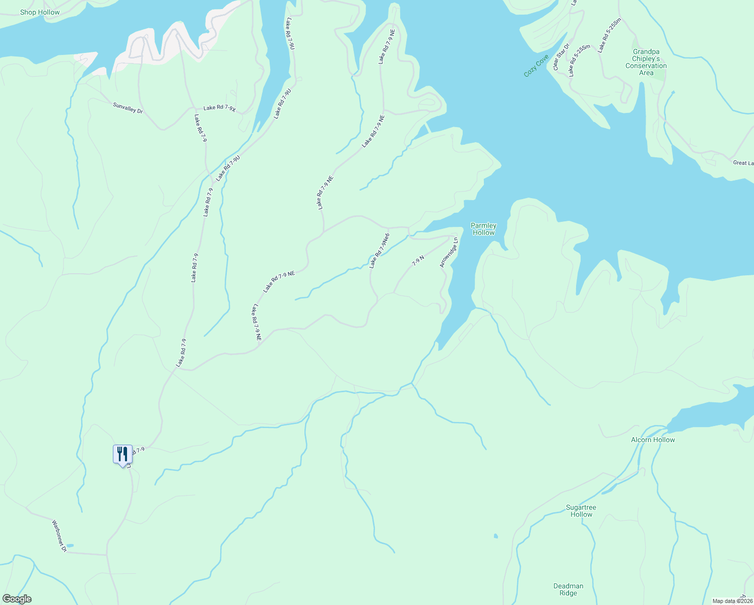 map of restaurants, bars, coffee shops, grocery stores, and more near 7-9 North in Camden County