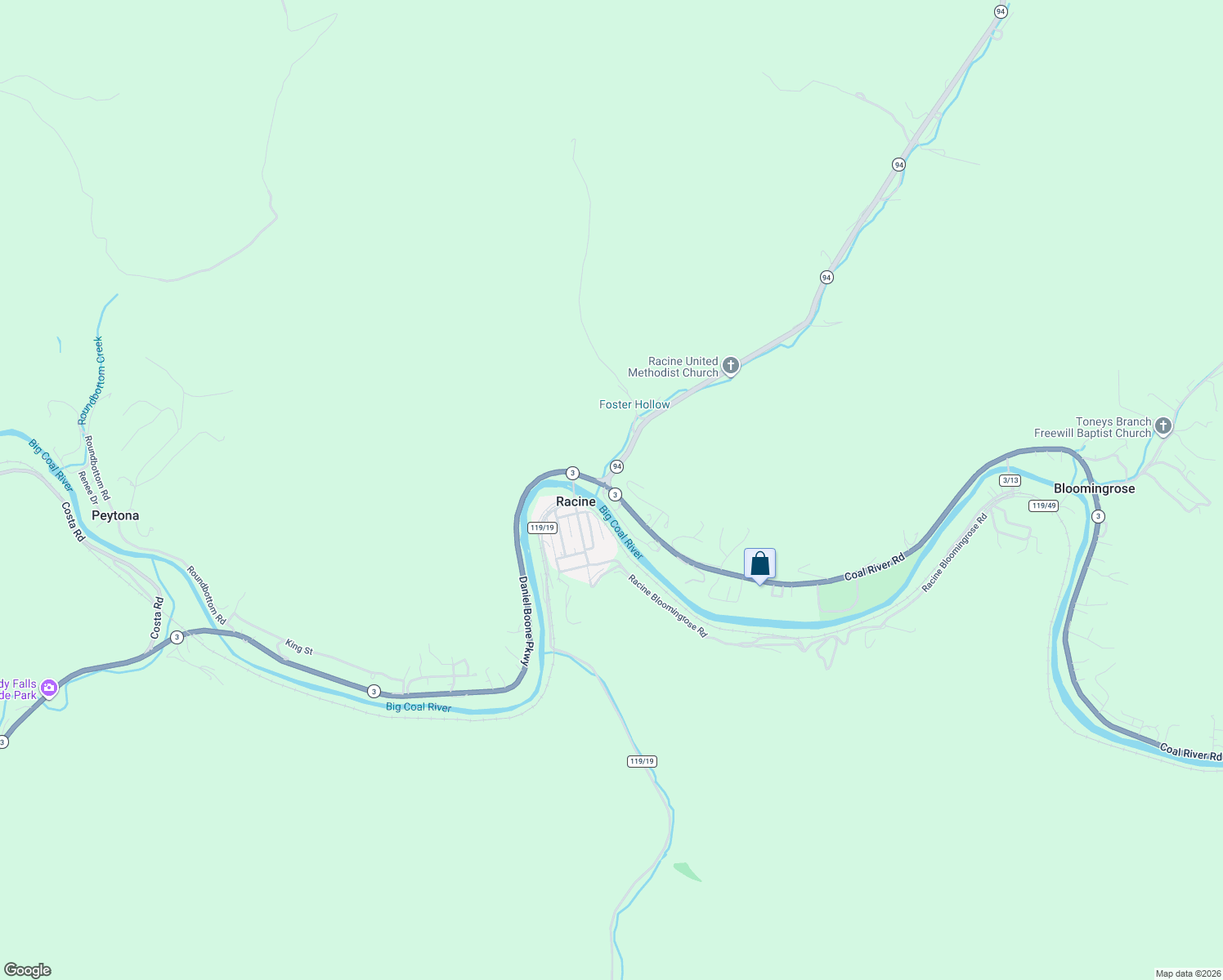 map of restaurants, bars, coffee shops, grocery stores, and more near in Racine