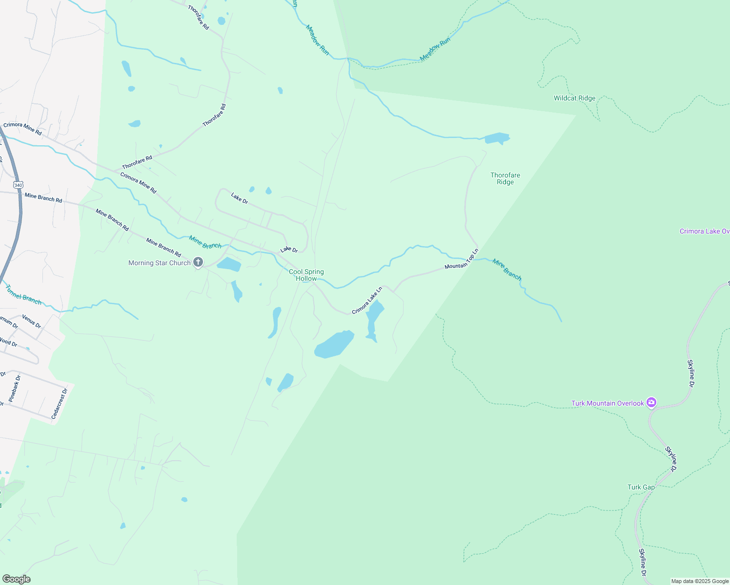 map of restaurants, bars, coffee shops, grocery stores, and more near 82 Crimora Lake Lane in Crimora