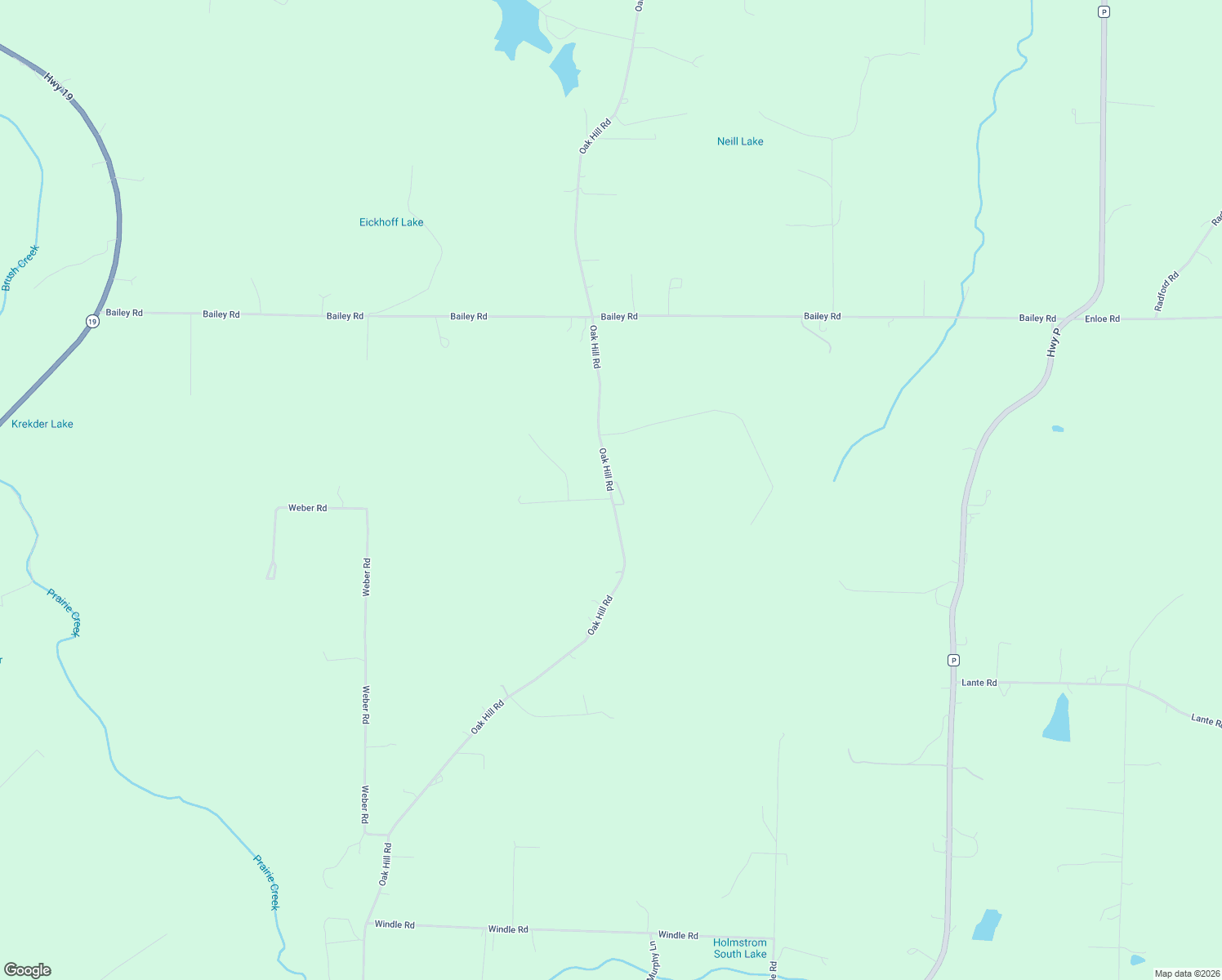 map of restaurants, bars, coffee shops, grocery stores, and more near Oak Hill Road in Cuba