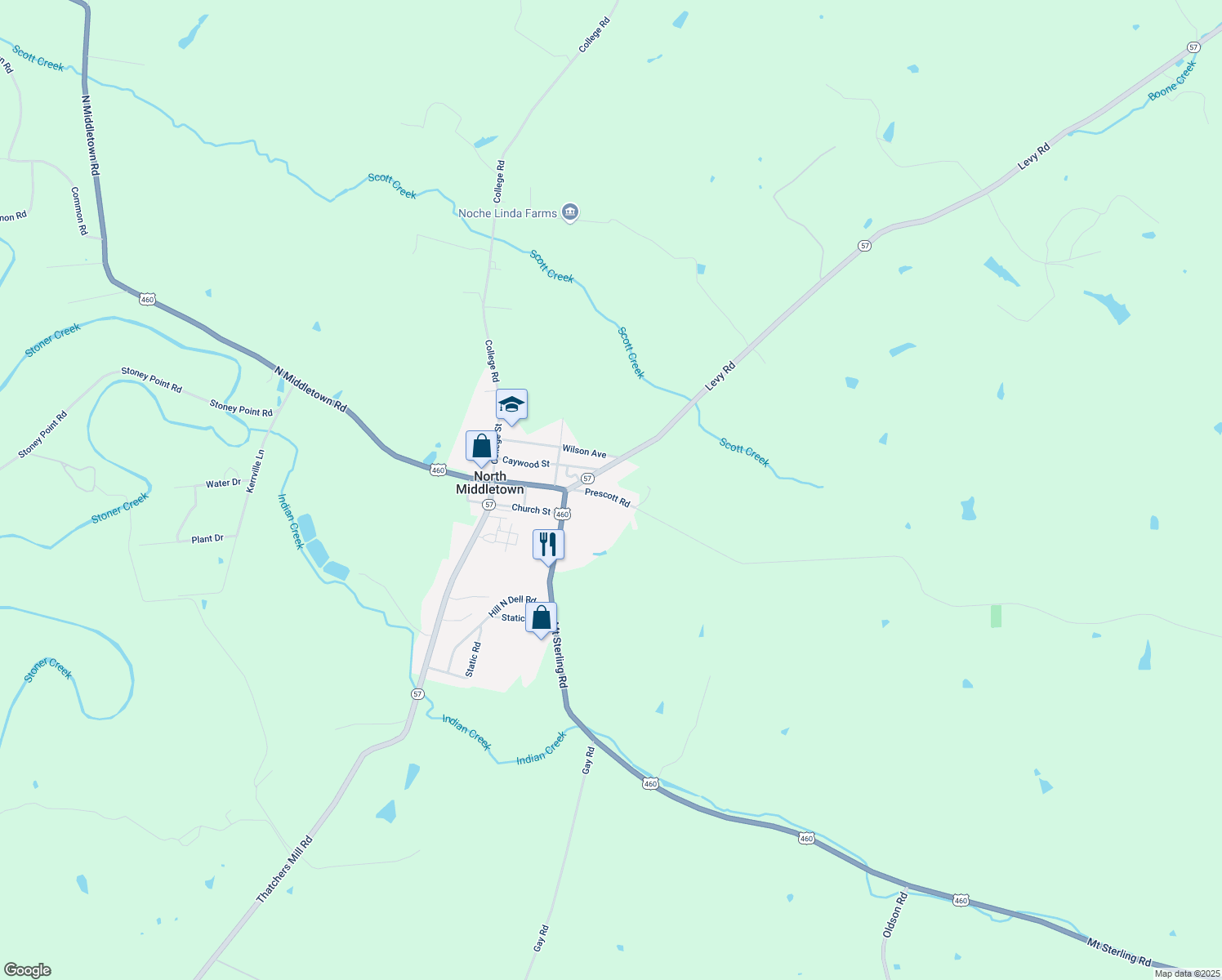 map of restaurants, bars, coffee shops, grocery stores, and more near 129 Prescott Road in Paris