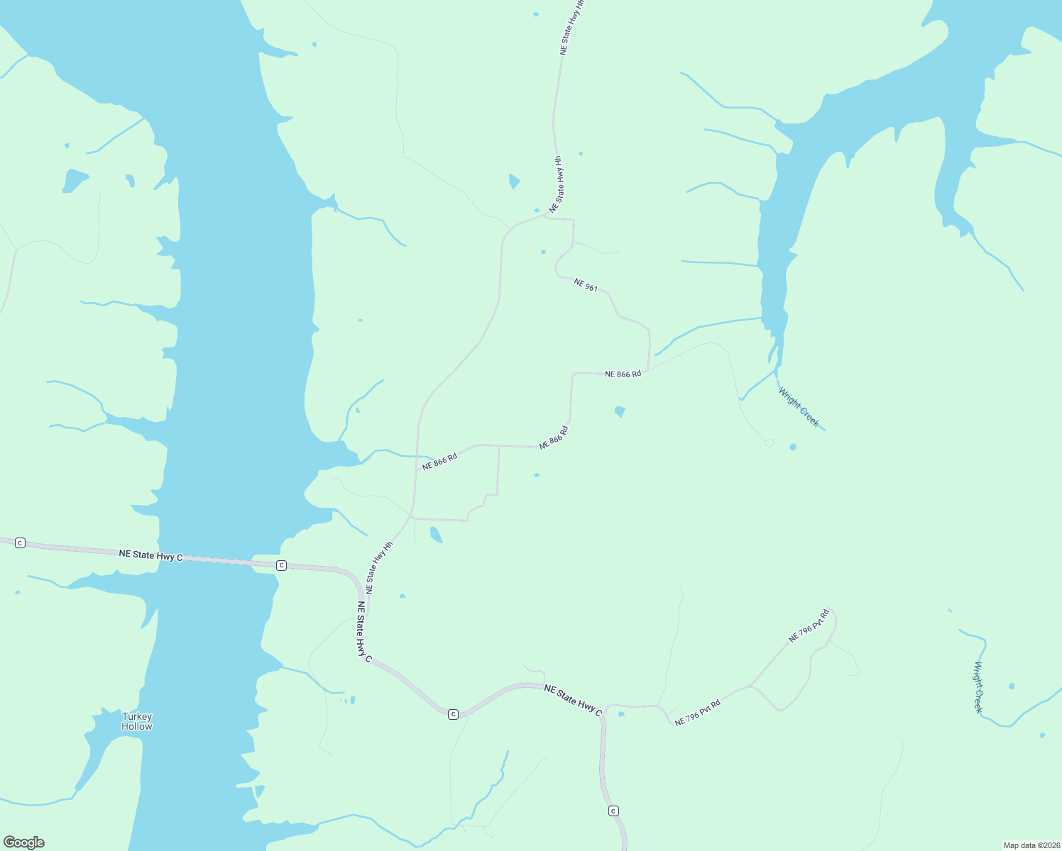 map of restaurants, bars, coffee shops, grocery stores, and more near 9625-9627 Northeast 866 Road in Lowry City