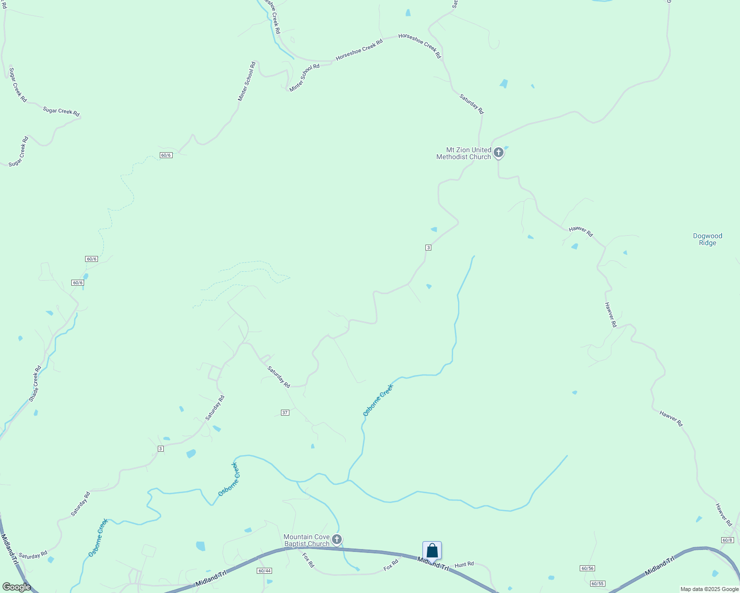 map of restaurants, bars, coffee shops, grocery stores, and more near 2821 Saturday Road in Victor