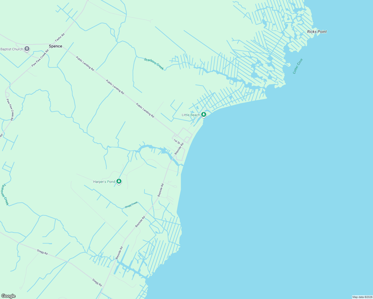 map of restaurants, bars, coffee shops, grocery stores, and more near 4434 Island View Road in Snow Hill