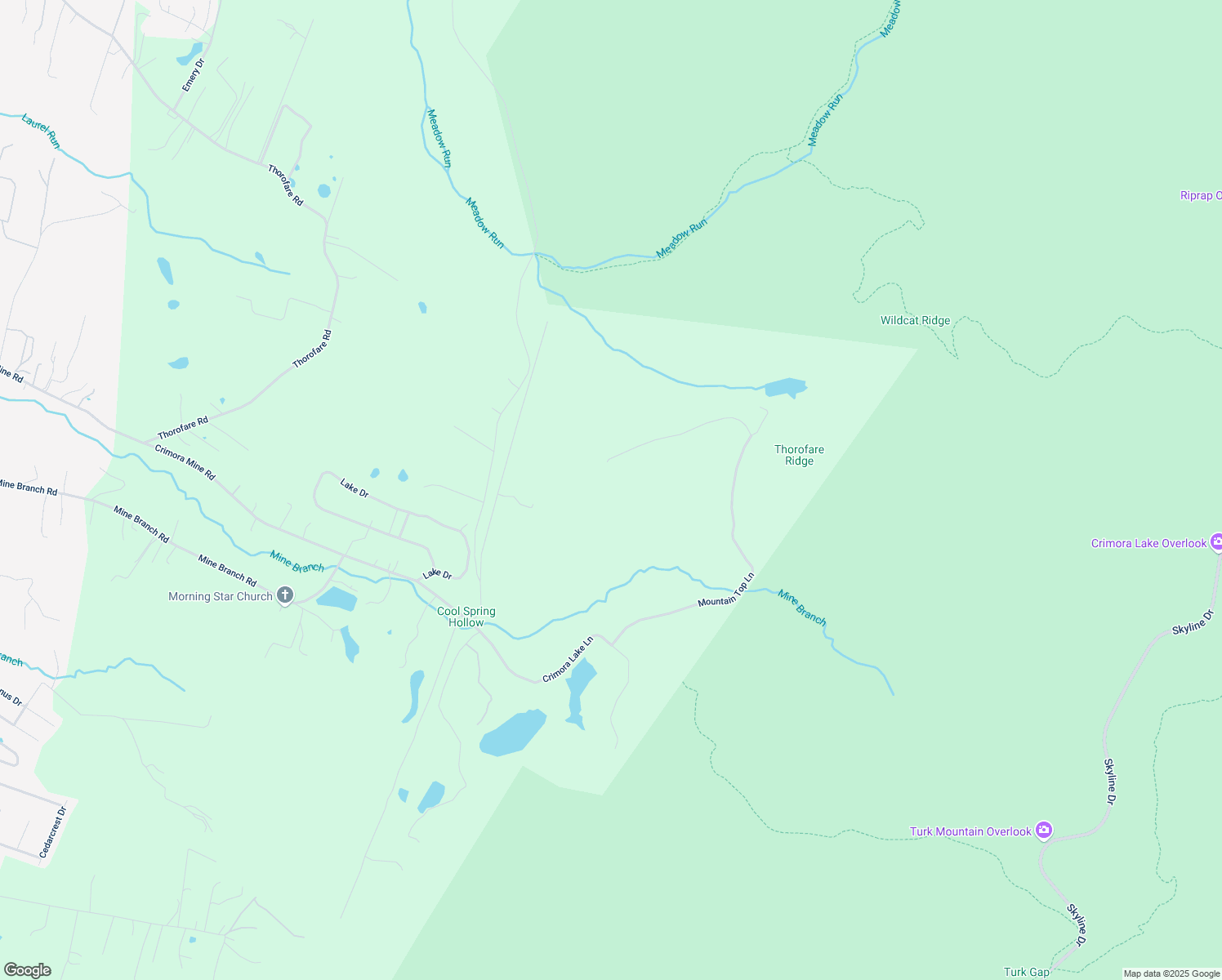 map of restaurants, bars, coffee shops, grocery stores, and more near 182 Dowell Drive in Crimora