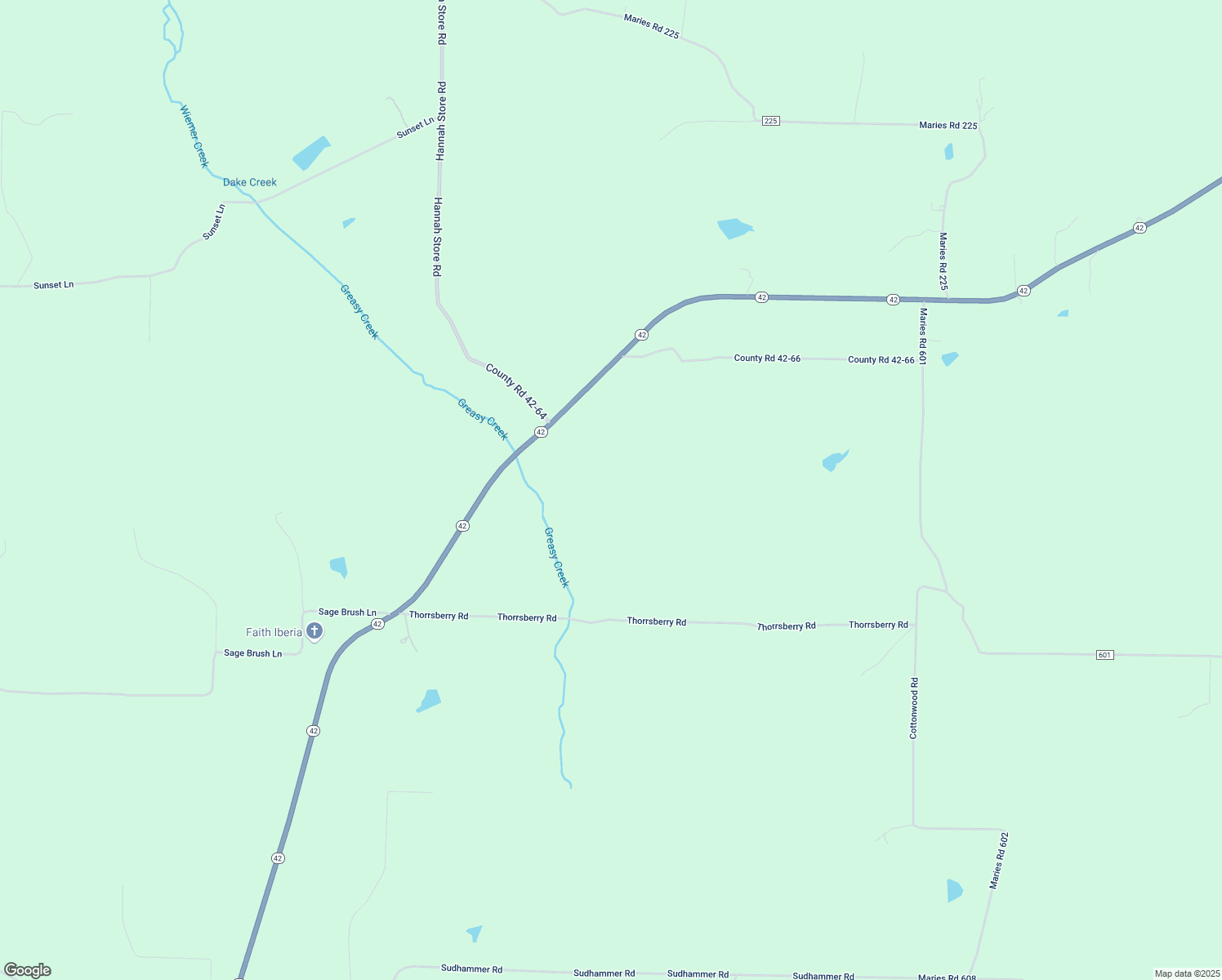 map of restaurants, bars, coffee shops, grocery stores, and more near 116 Missouri 42 in Dixon