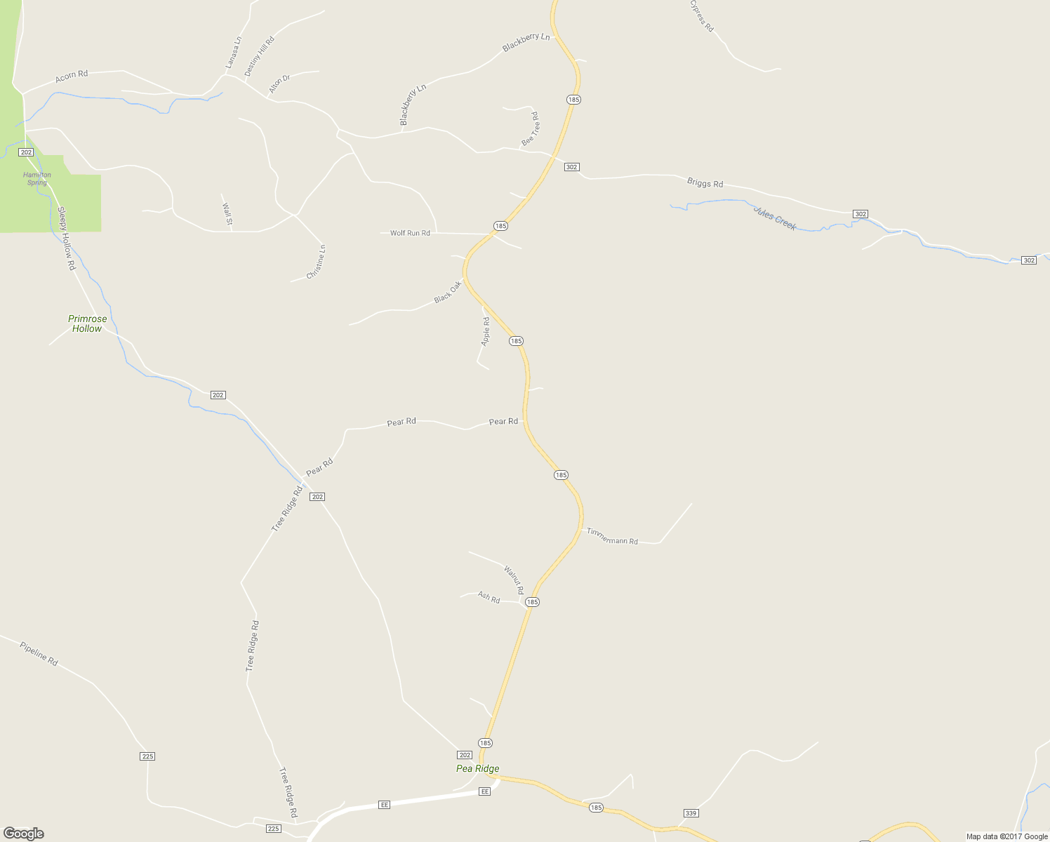 map of restaurants, bars, coffee shops, grocery stores, and more near 10101 Pear Road in Sullivan