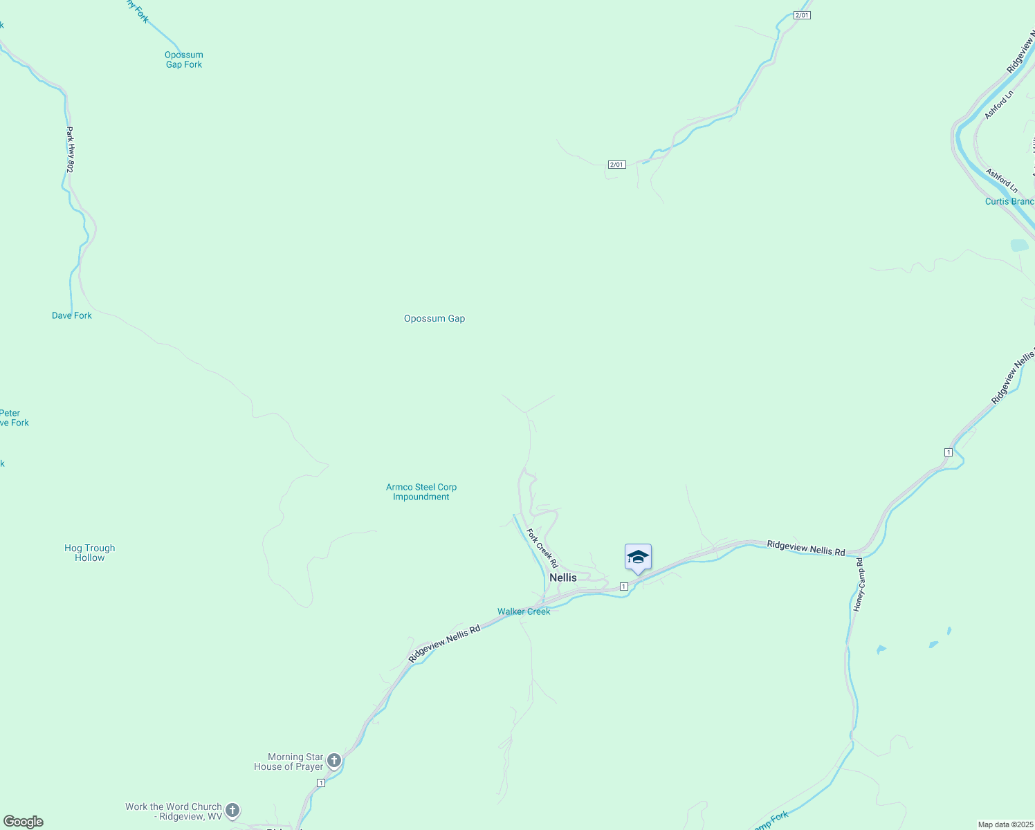 map of restaurants, bars, coffee shops, grocery stores, and more near County Highway 1/10 in Nellis