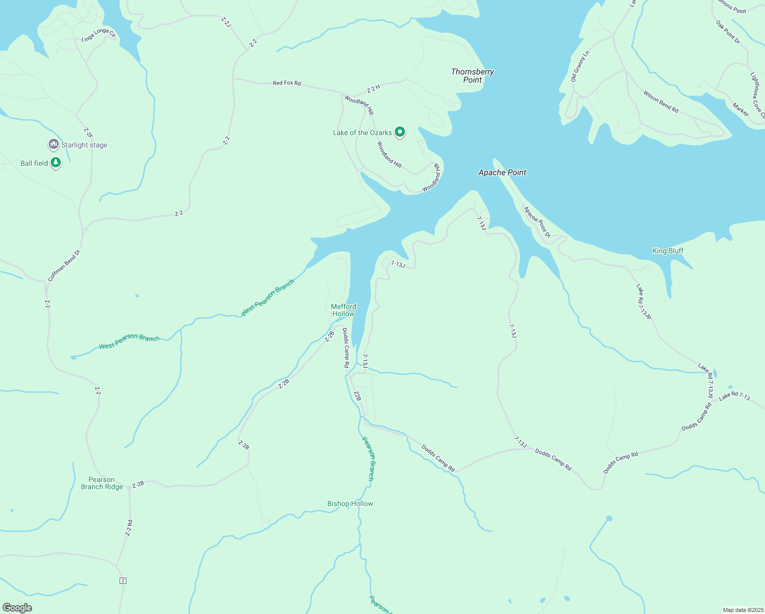 map of restaurants, bars, coffee shops, grocery stores, and more near 7-13J in Climax Springs