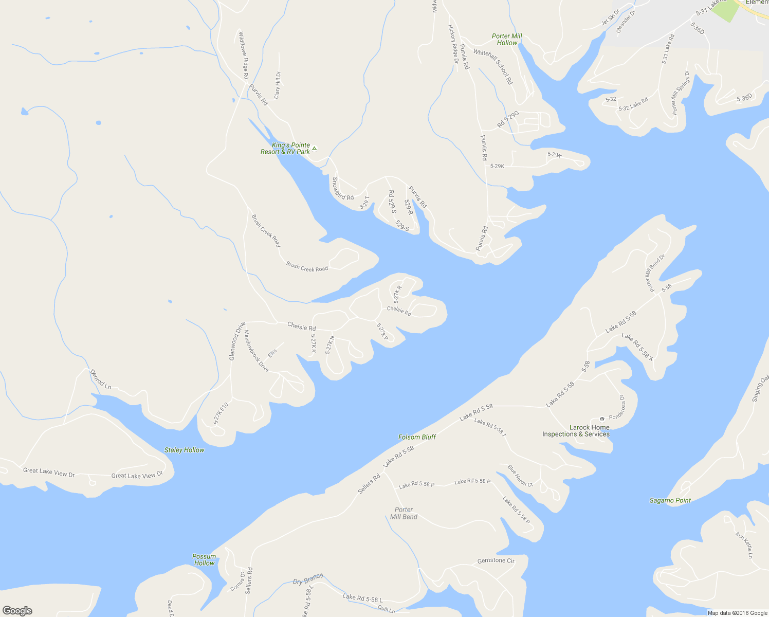 map of restaurants, bars, coffee shops, grocery stores, and more near Chelsie Road in Sunrise Beach