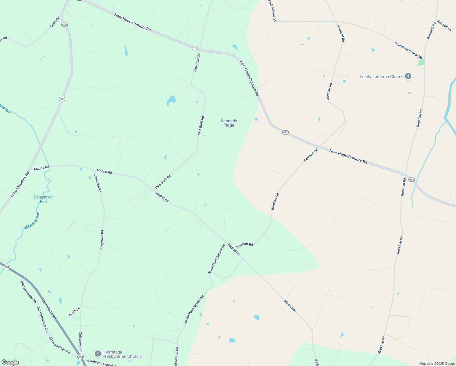 map of restaurants, bars, coffee shops, grocery stores, and more near 548 Madrid Road in Waynesboro