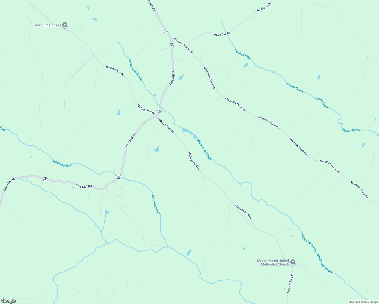 map of restaurants, bars, coffee shops, grocery stores, and more near 16475 Mallorys Ford Road in Gordonsville