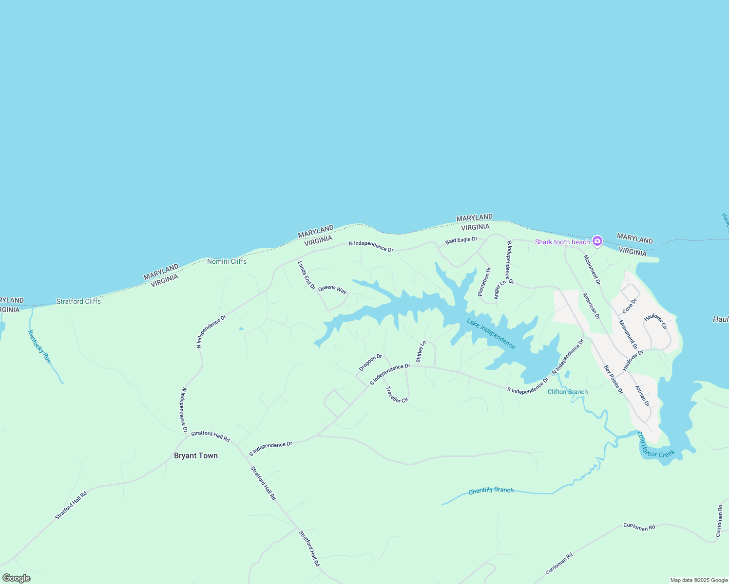 map of restaurants, bars, coffee shops, grocery stores, and more near 239 Queens Way in Montross