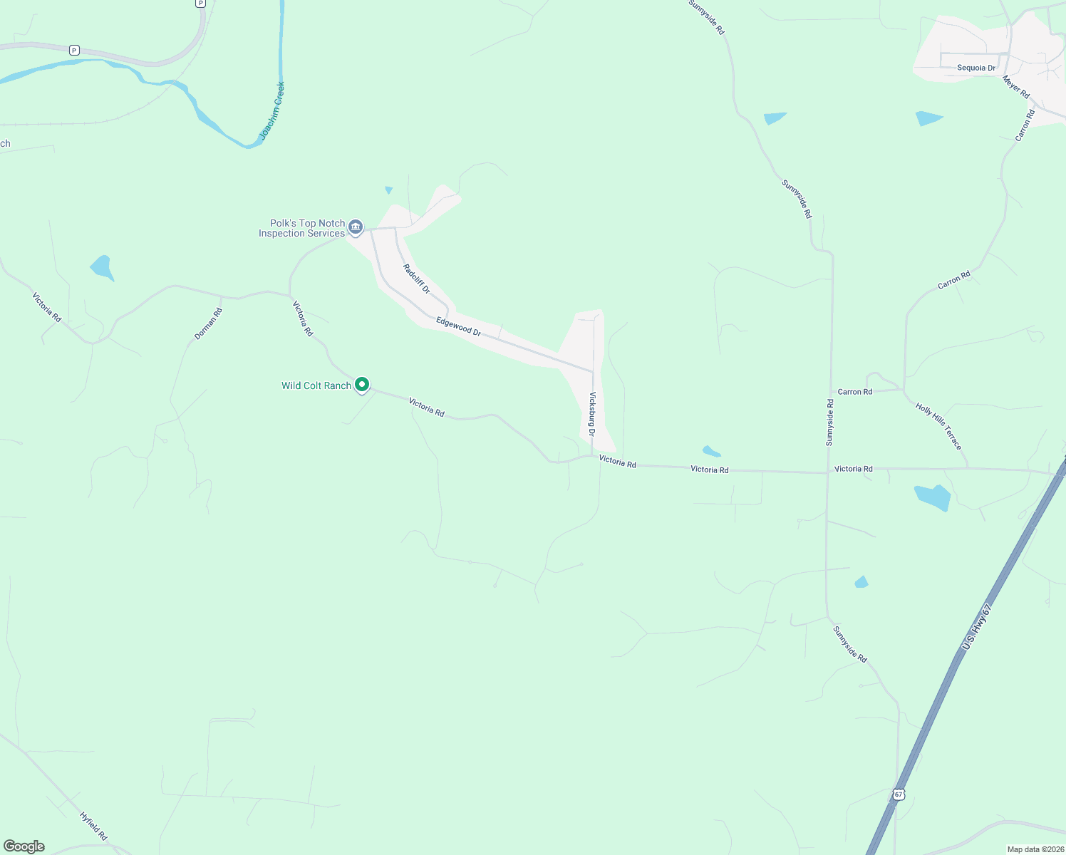 map of restaurants, bars, coffee shops, grocery stores, and more near in De Soto