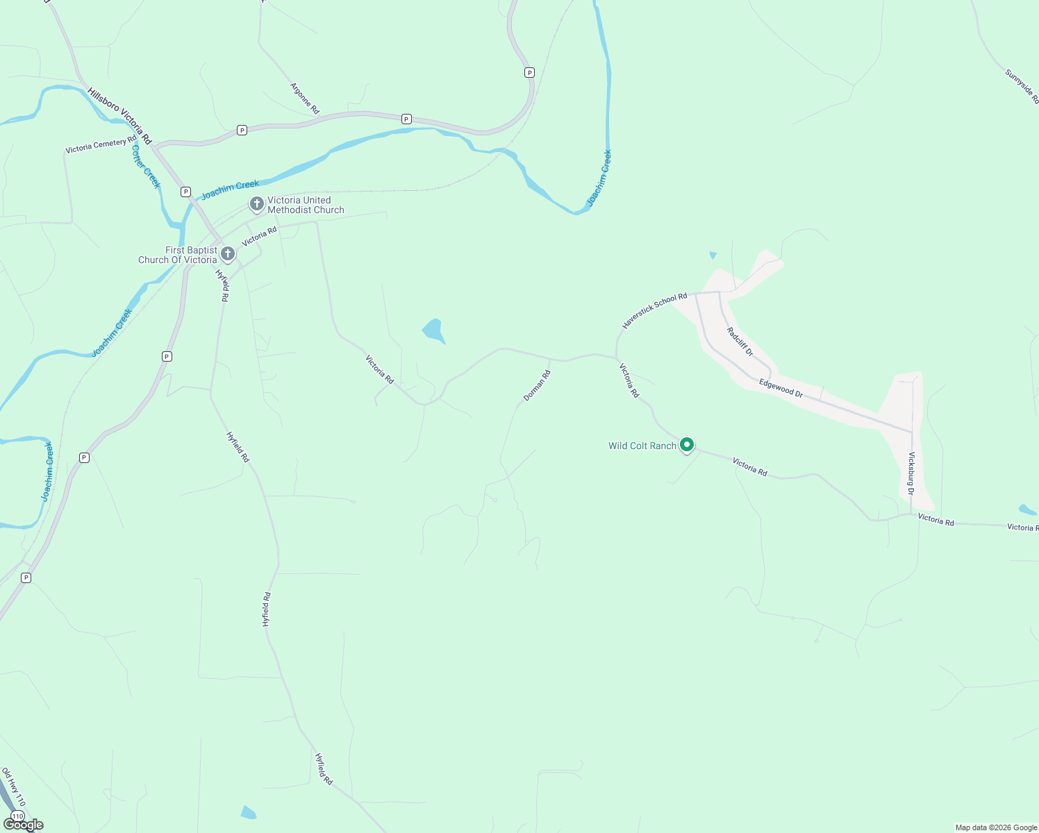 map of restaurants, bars, coffee shops, grocery stores, and more near 2090 Dorman Road in Festus