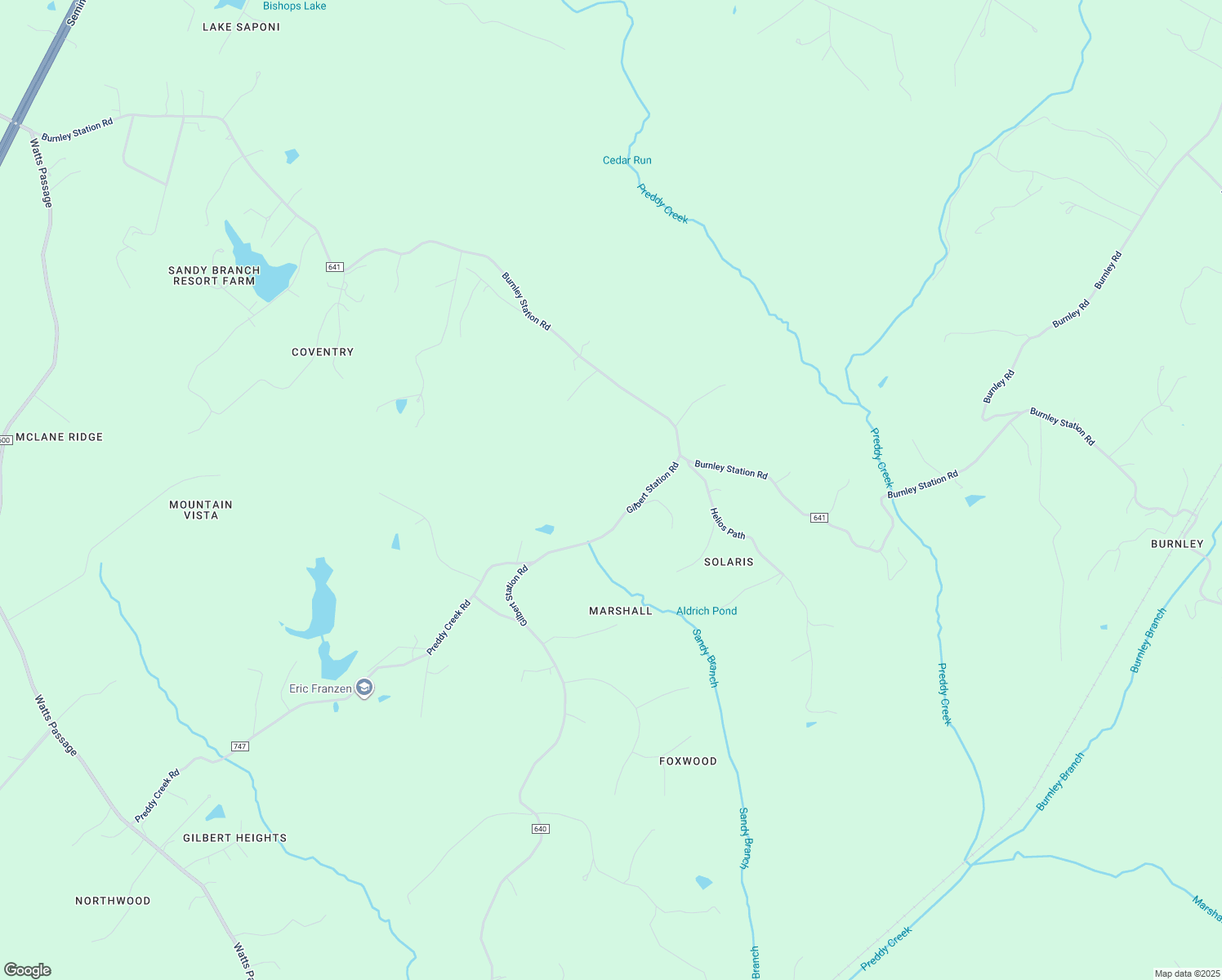 map of restaurants, bars, coffee shops, grocery stores, and more near 4894 Gilbert Station Road in Barboursville