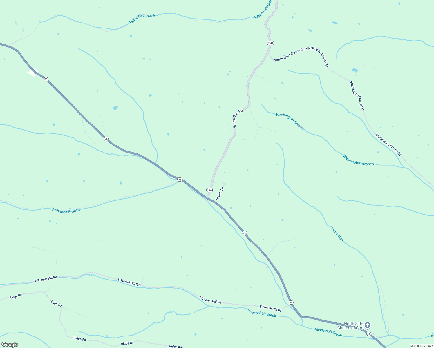 map of restaurants, bars, coffee shops, grocery stores, and more near 286 White Oak Road in Owingsville