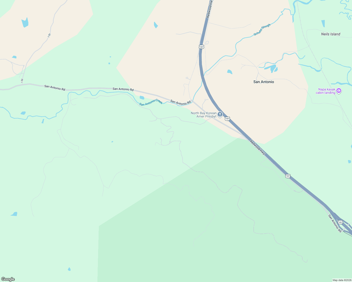 map of restaurants, bars, coffee shops, grocery stores, and more near Unnamed Rd in Petaluma