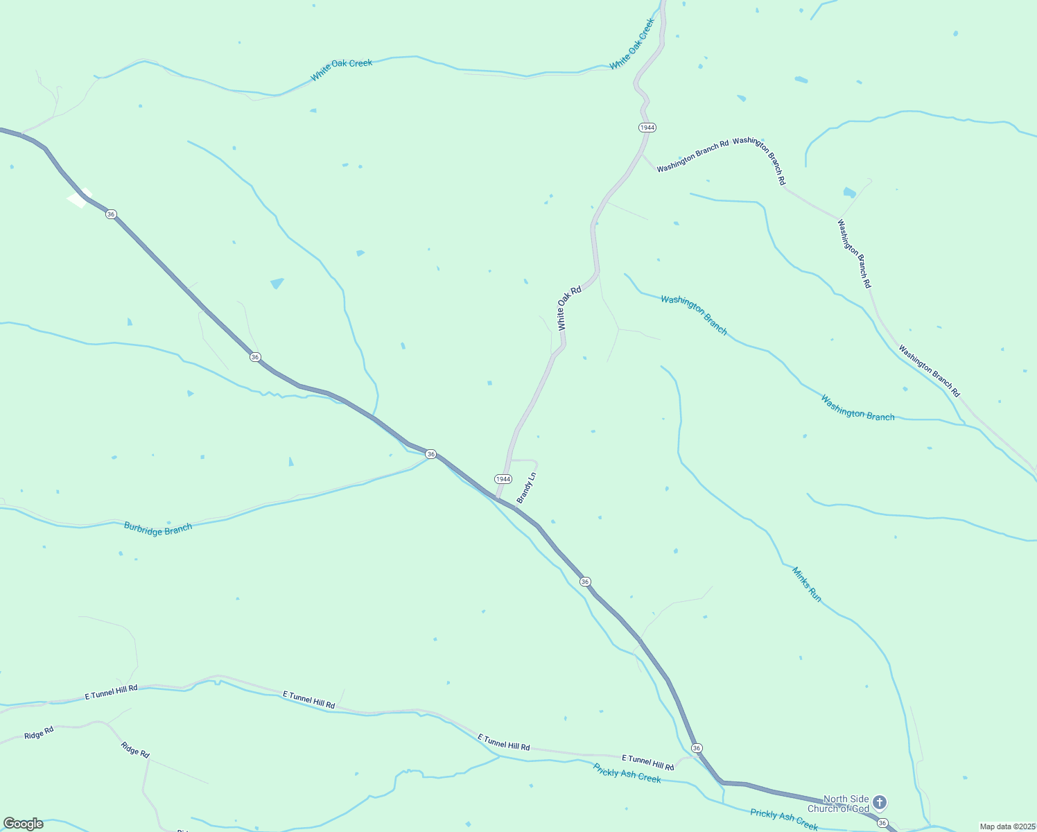 map of restaurants, bars, coffee shops, grocery stores, and more near 286 White Oak Road in Owingsville