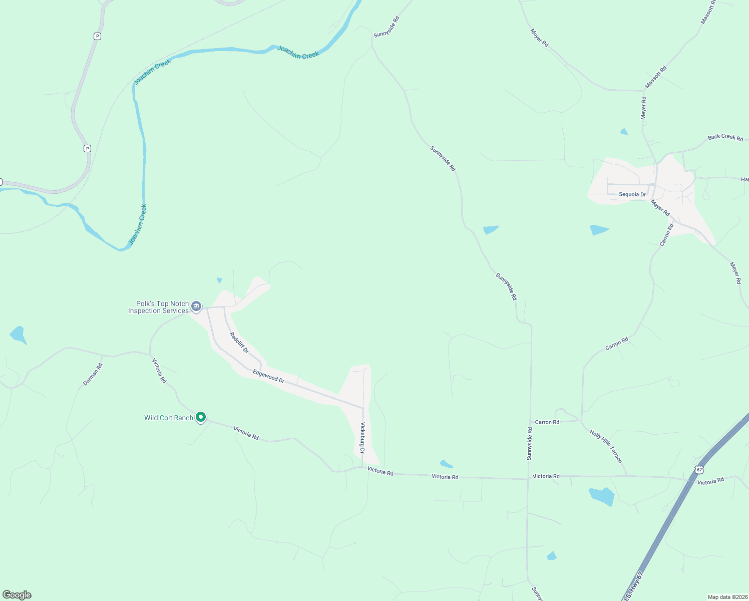 map of restaurants, bars, coffee shops, grocery stores, and more near in De Soto