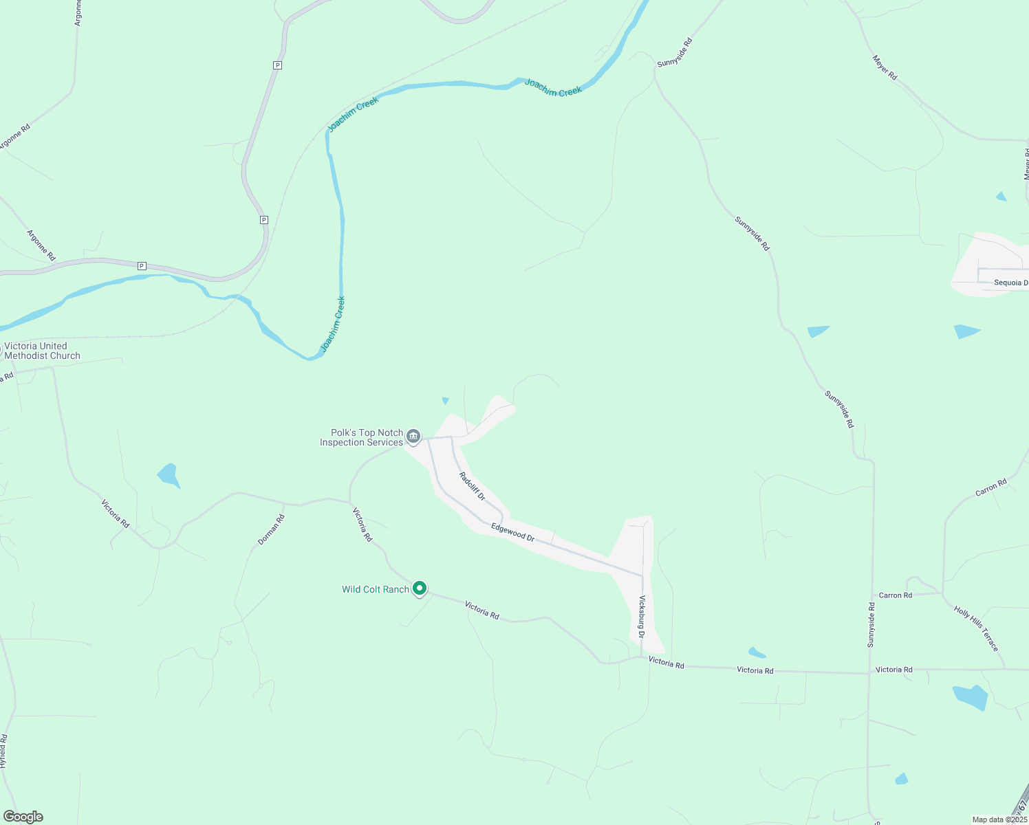 map of restaurants, bars, coffee shops, grocery stores, and more near 2312 Haverstick School Road in Festus