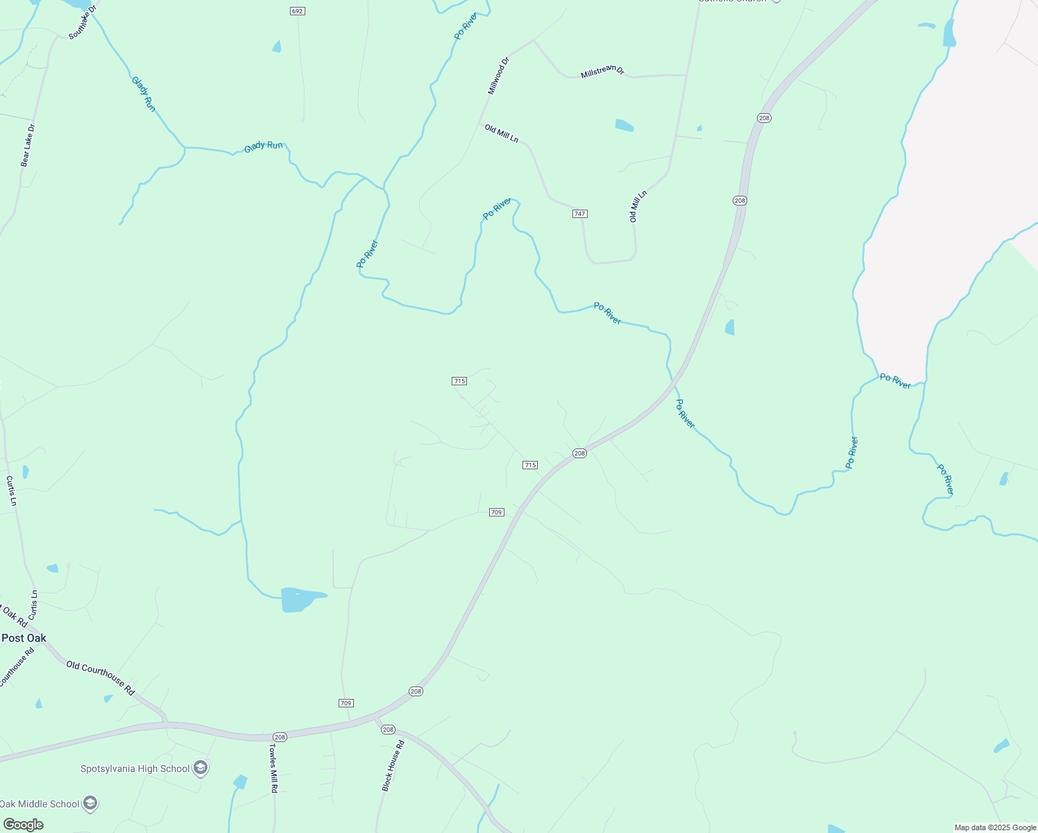 map of restaurants, bars, coffee shops, grocery stores, and more near 7910 Lake Anna Parkway in Spotsylvania