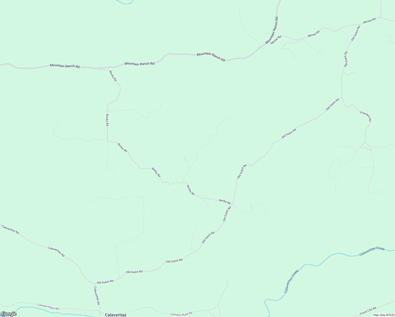 map of restaurants, bars, coffee shops, grocery stores, and more near 5266 Del Sol Lane in San Andreas