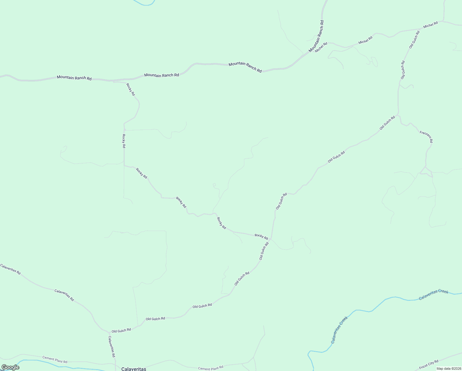 map of restaurants, bars, coffee shops, grocery stores, and more near 5266 Del Sol Lane in San Andreas