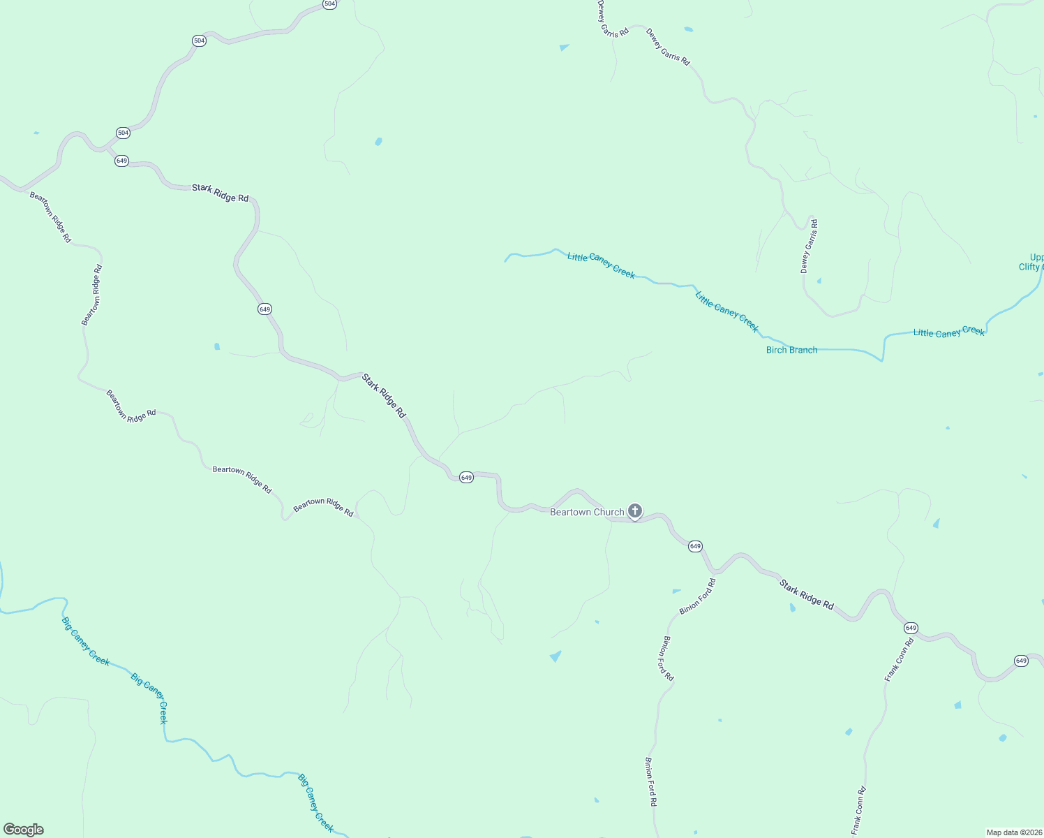map of restaurants, bars, coffee shops, grocery stores, and more near 306 Randolph Ridge Road in Olive Hill