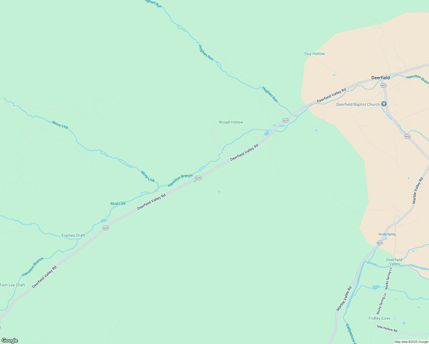 map of restaurants, bars, coffee shops, grocery stores, and more near 3722 Deerfield Valley Road in Deerfield