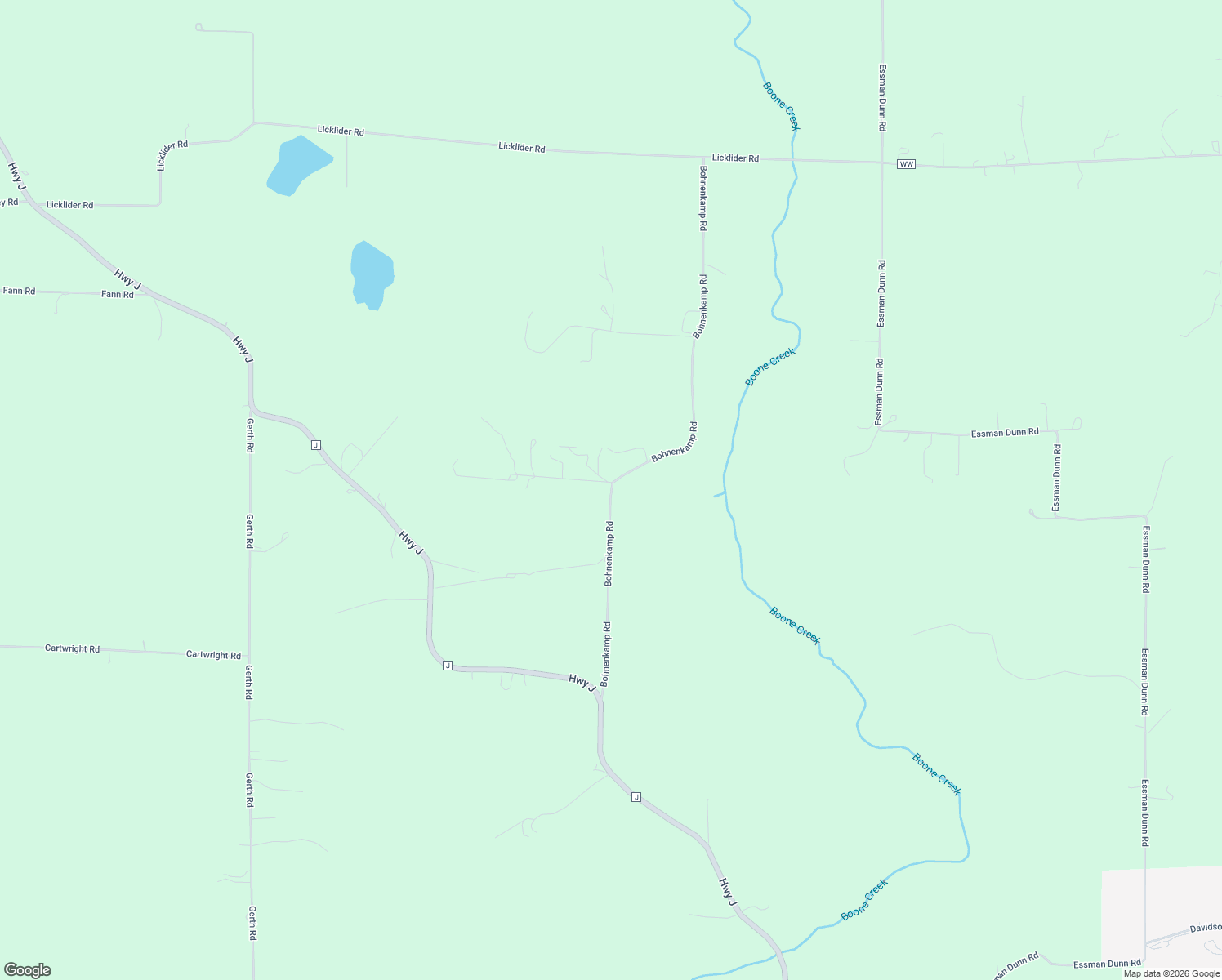 map of restaurants, bars, coffee shops, grocery stores, and more near 662 Bohnenkamp Road in Bourbon