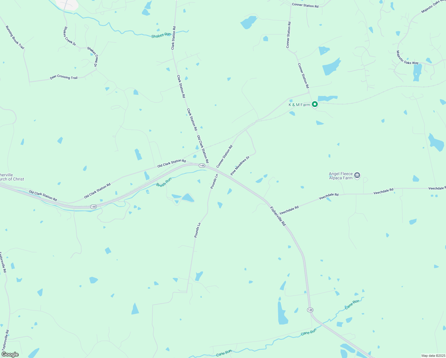 map of restaurants, bars, coffee shops, grocery stores, and more near 6891 Fisherville Road in Simpsonville